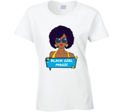 Black Girl Magic Pop Art Afro Sunglasses Trendy Comic Style Pin Up T Shirt 35209158