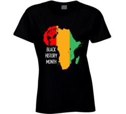 Black History Month Africa Origin Ancestral Power Ladies T Shirt 35310551