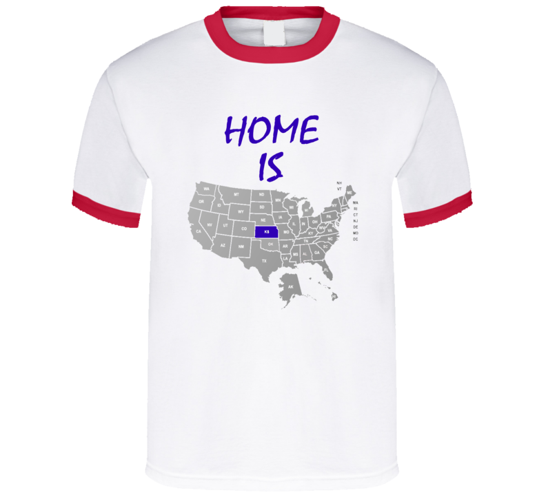 Home Is Kansas Labeled US Map University College Basketball Football F Home Is Kansas Labeled US Map University College Basketball Football F