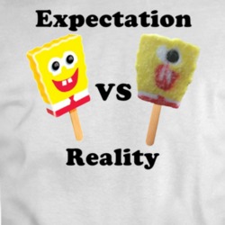 Spongebob Ice Cream Truck Expectation Vs Reality Funny T Shirt 36450214
