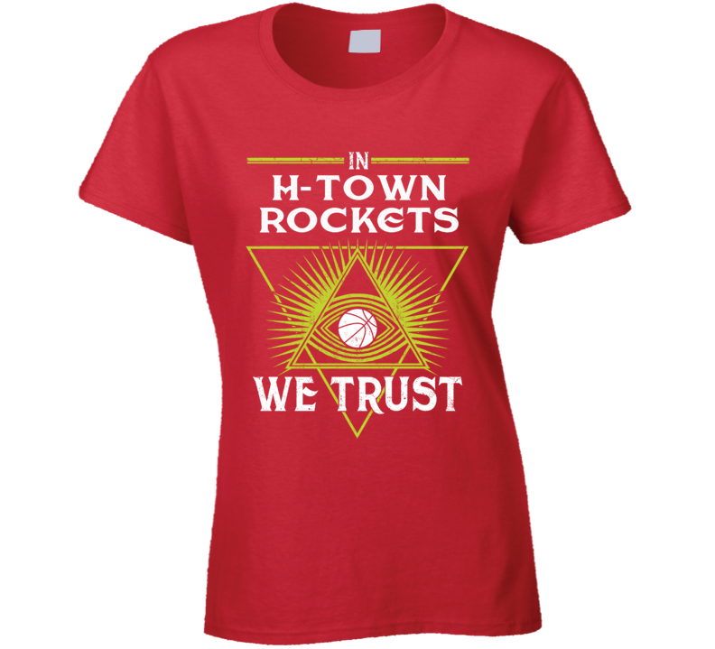 Rockets Bask Ladies T Shirt Rockets Bask Ladies T Shirt