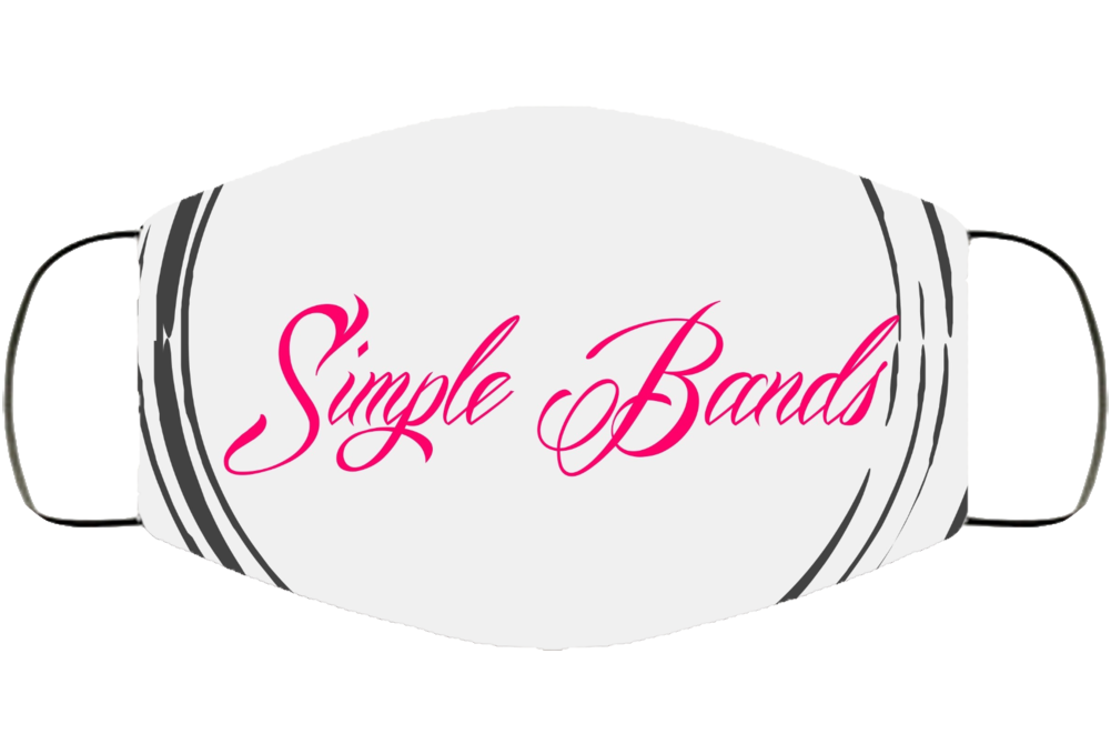 Pink Blk Log Face Mask Cover Pink Blk Log Face Mask Cover