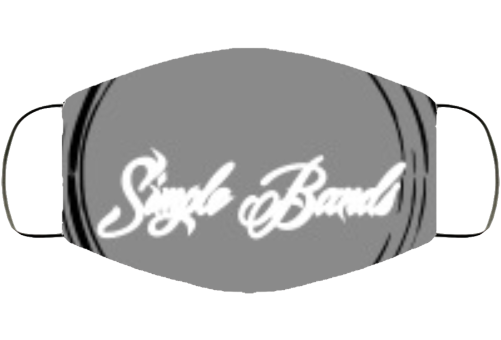 Grey Logo Face Mask Cover Grey Logo Face Mask Cover