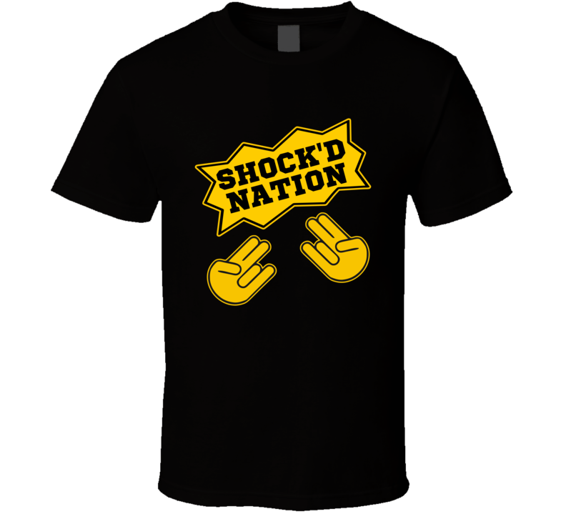 Shock'd Nation Shocker Baseball T Shirt Shock'd Nation Shocker Baseball T Shirt