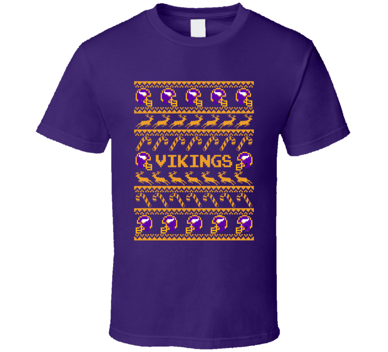 Vikings Christmas Ugly Sweater T Shirt Vikings Christmas Ugly Sweater T Shirt