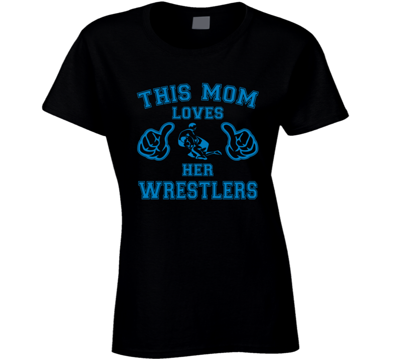 This Mom Loves Her Wrestlers T Shirt This Mom Loves Her Wrestlers T Shirt