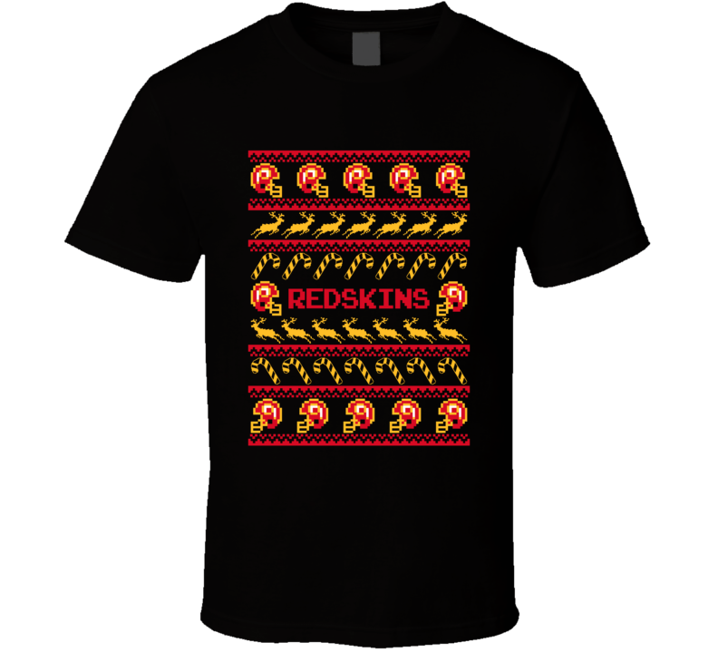Redskins Ugly Sweater Football T Shirt Redskins Ugly Sweater Football T Shirt