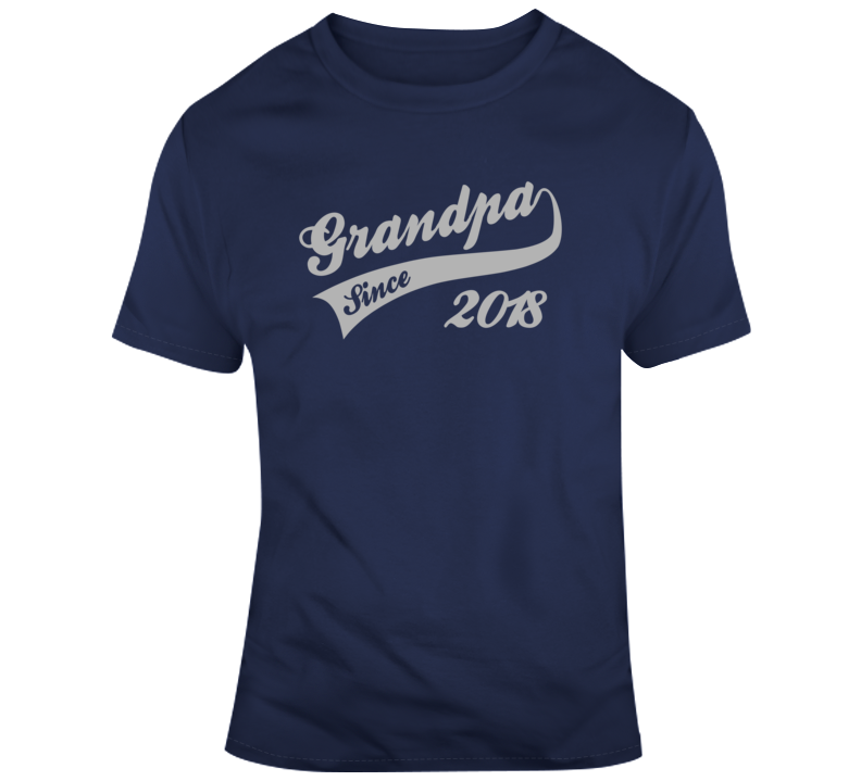 Fathers Day Granpda Since 2018 T Shirt Fathers Day Granpda Since 2018 T Shirt