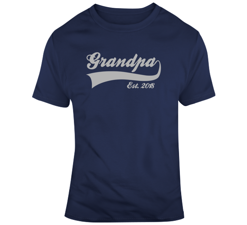 Fathers Day Grandpa Established 2018 T Shirt Fathers Day Grandpa Established 2018 T Shirt