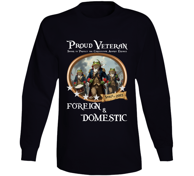 Spirit Of 2025 - Veterans Long Sleeve T Shirt Spirit Of 2025 - Veterans Long Sleeve T Shirt