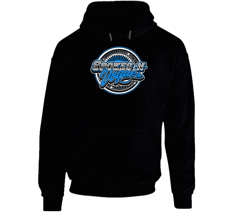 Blue Spokes Hoodie