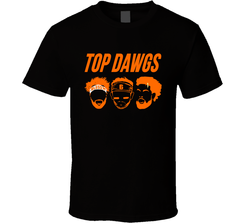 Top Dawgs Landry Beckham Mayfield Cleveland Football T Shirt Top Dawgs Landry Beckham Mayfield Cleveland Football T Shirt