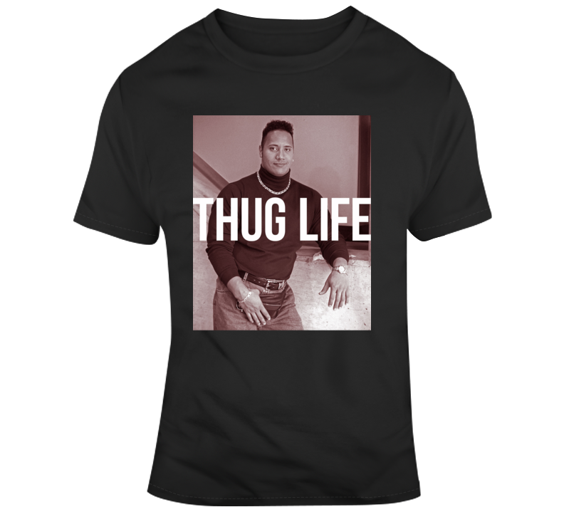Thug Life Dwayne The Rock Johnson Toronto Baseball Bare Hand Catch T Shirt Thug Life Dwayne The Rock Johnson Toronto Baseball Bare Hand Catch T Shirt