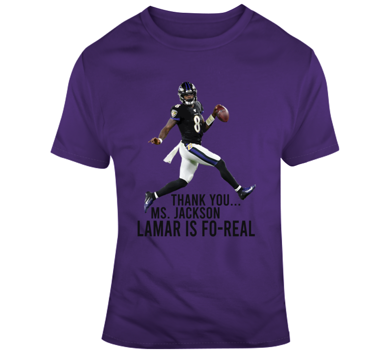Lamar Jackson Quarterback Mvp Thank You Ms Jackson Funny Football T Shirt Lamar Jackson Quarterback Mvp Thank You Ms Jackson Funny Football T Shirt