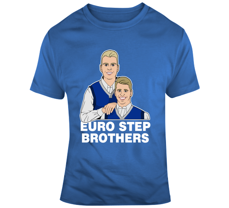 Luka Doncic Kristaps Porzingis Dallas Mavericks Basketball Euro Step Brothers Funny Basketball T Shirt Luka Doncic Kristaps Porzingis Dallas Mavericks Basketball Euro Step Brothers Funny Basketball T Shirt