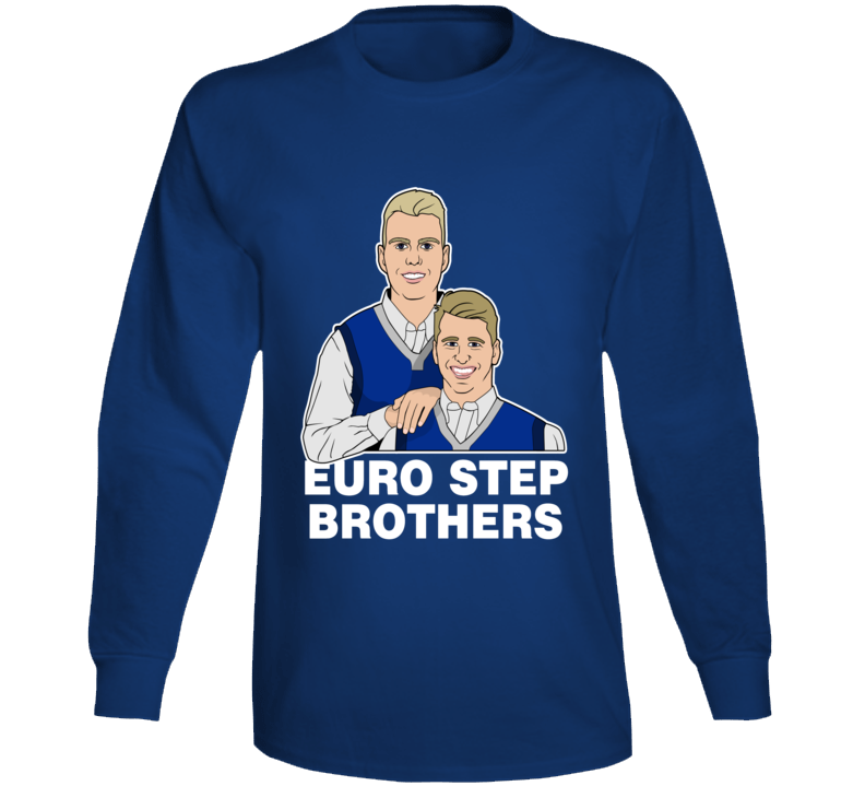 Luka Doncic Kristaps Porzingis Dallas Mavericks Basketball Euro Step Brothers Funny Basketball Long Sleeve Luka Doncic Kristaps Porzingis Dallas Mavericks Basketball Euro Step Brothers Funny Basketball Long Sleeve