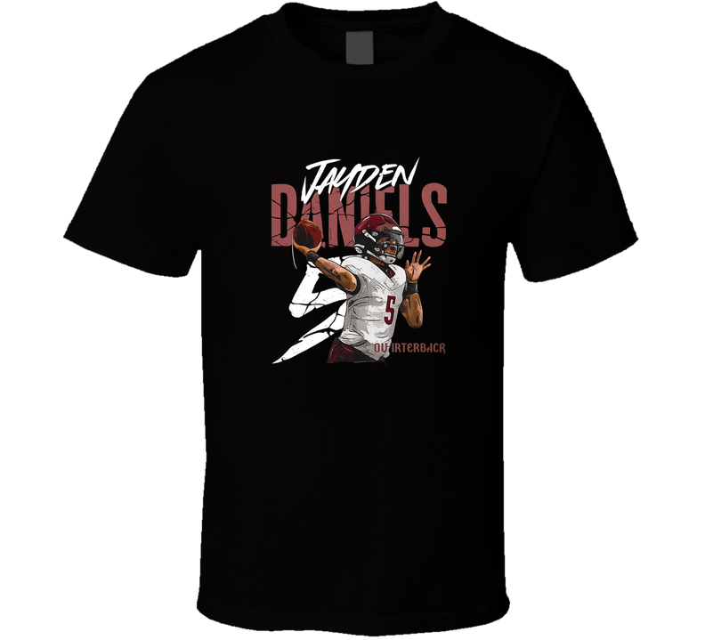 Jayden Daniels Quarterback Football Tee T Shirt