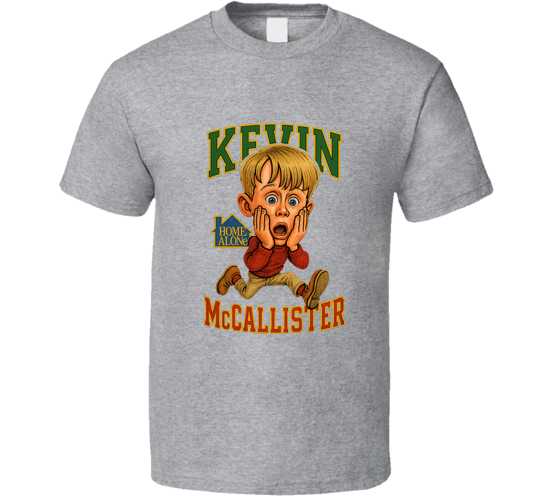 Home Alone Kevin Mcallister Retro Christmas Movie Caricature T Shirt