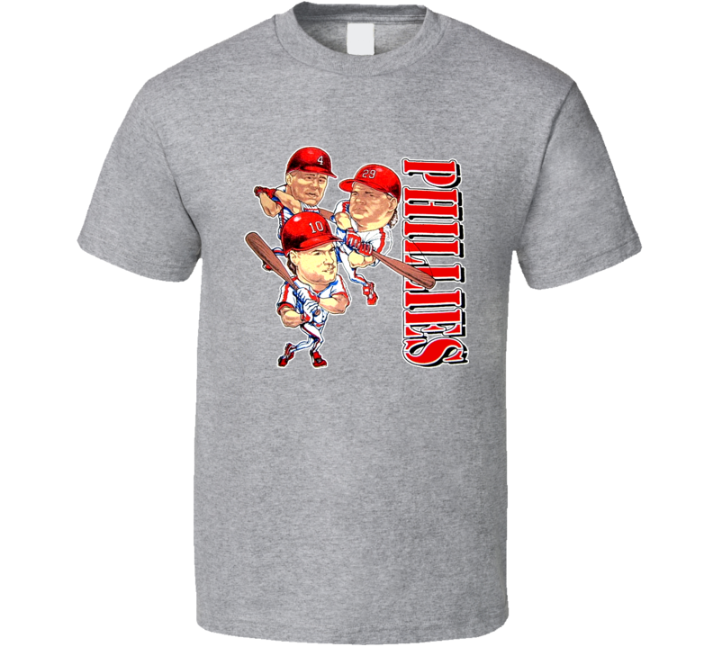 John Kruk Philadelphia Baseball Caricature T Shirt