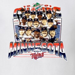 Minnesota Baseball Champions Retro Baseball Caricature T Shirt 13823