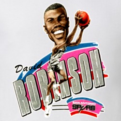 David Robinson San Antonio Basketball Caricature T Shirt 89398