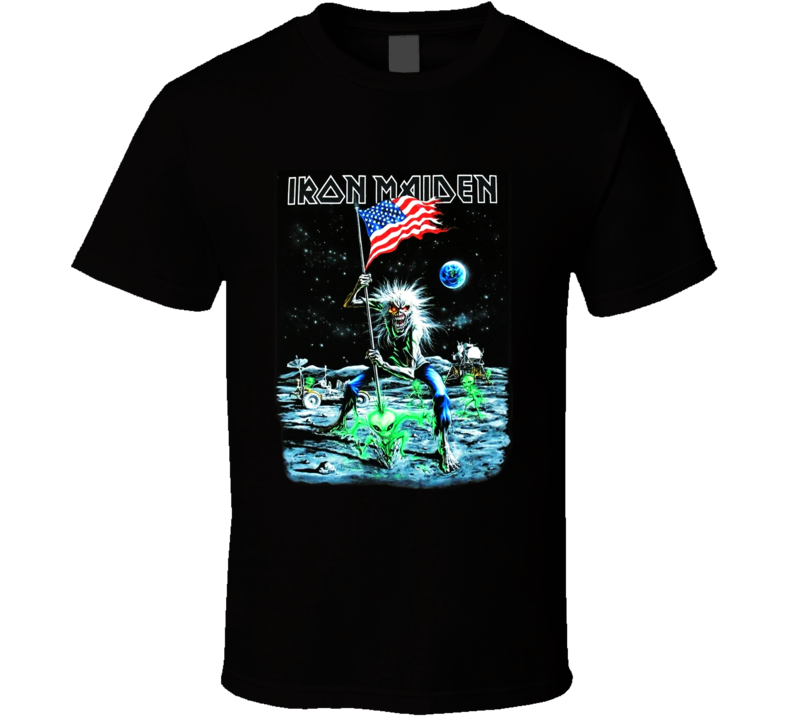 Iron Maiden Moonwalker Final Frontier Tour T Shirt Iron Maiden Moonwalker Final Frontier Tour T Shirt