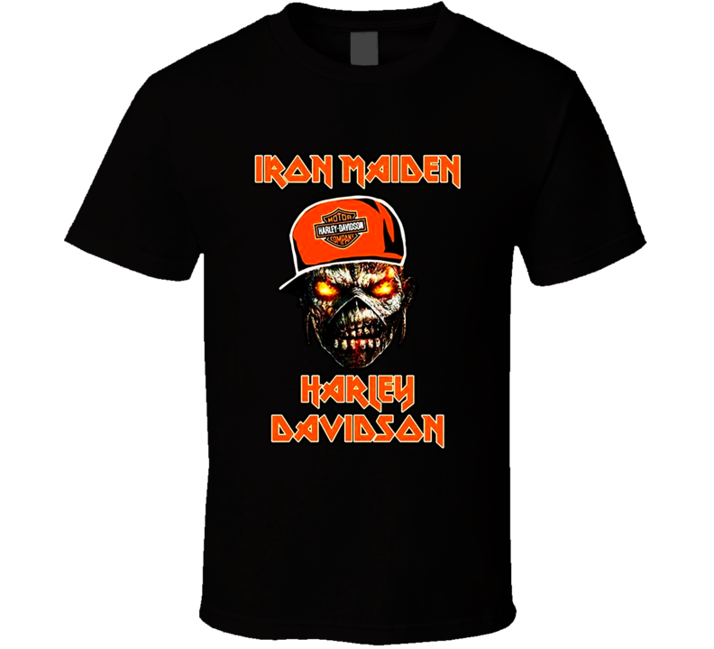 Iron Maiden Harley Davidson T Shirt Iron Maiden Harley Davidson T Shirt