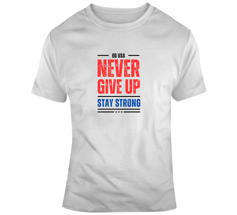 Stitch Mob - Never Give Up T Shirt Stitch Mob - Never Give Up T Shirt