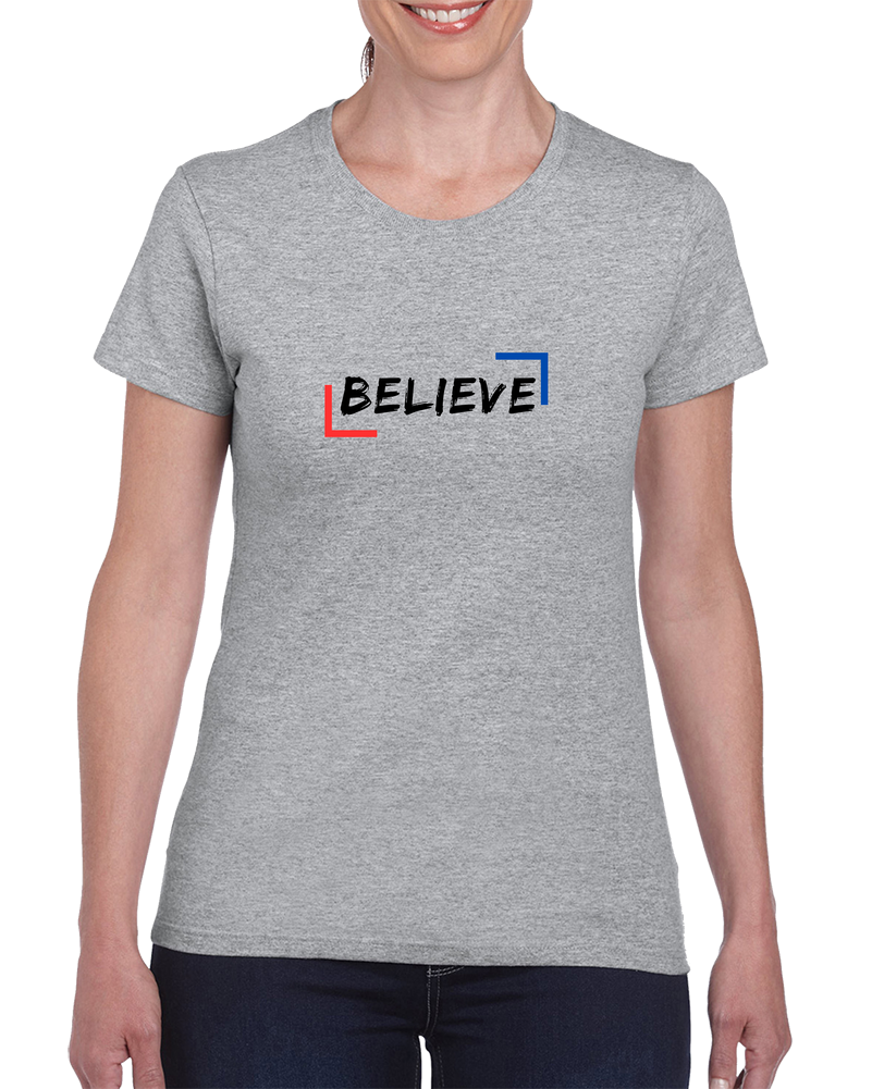 Stitch Mob - Believe Ladies T Shirt Stitch Mob - Believe Ladies T Shirt