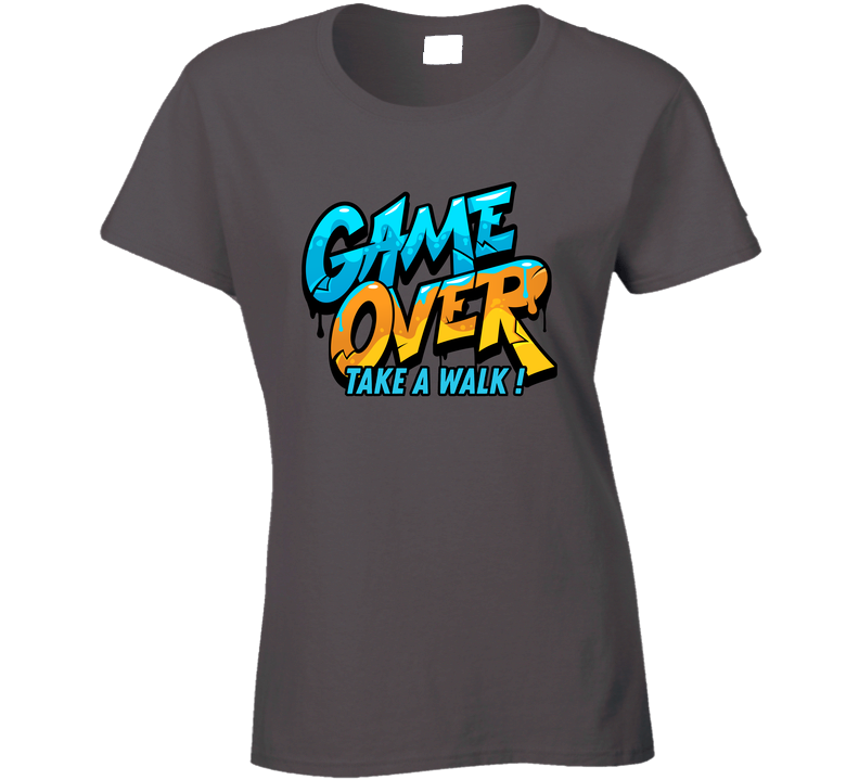 Stitch Mob - Game Over Ladies T Shirt