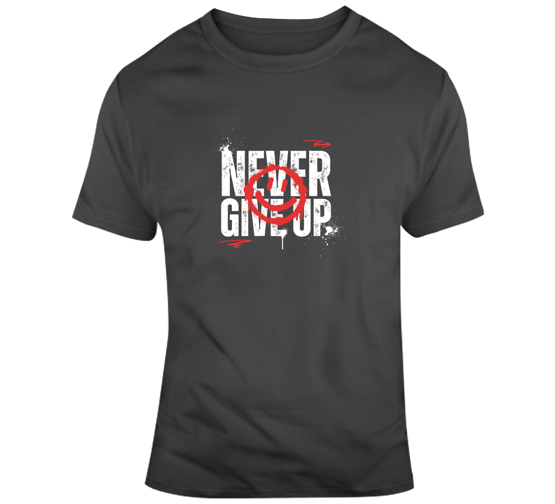 Stitch Mob - Never Give Up T Shirt