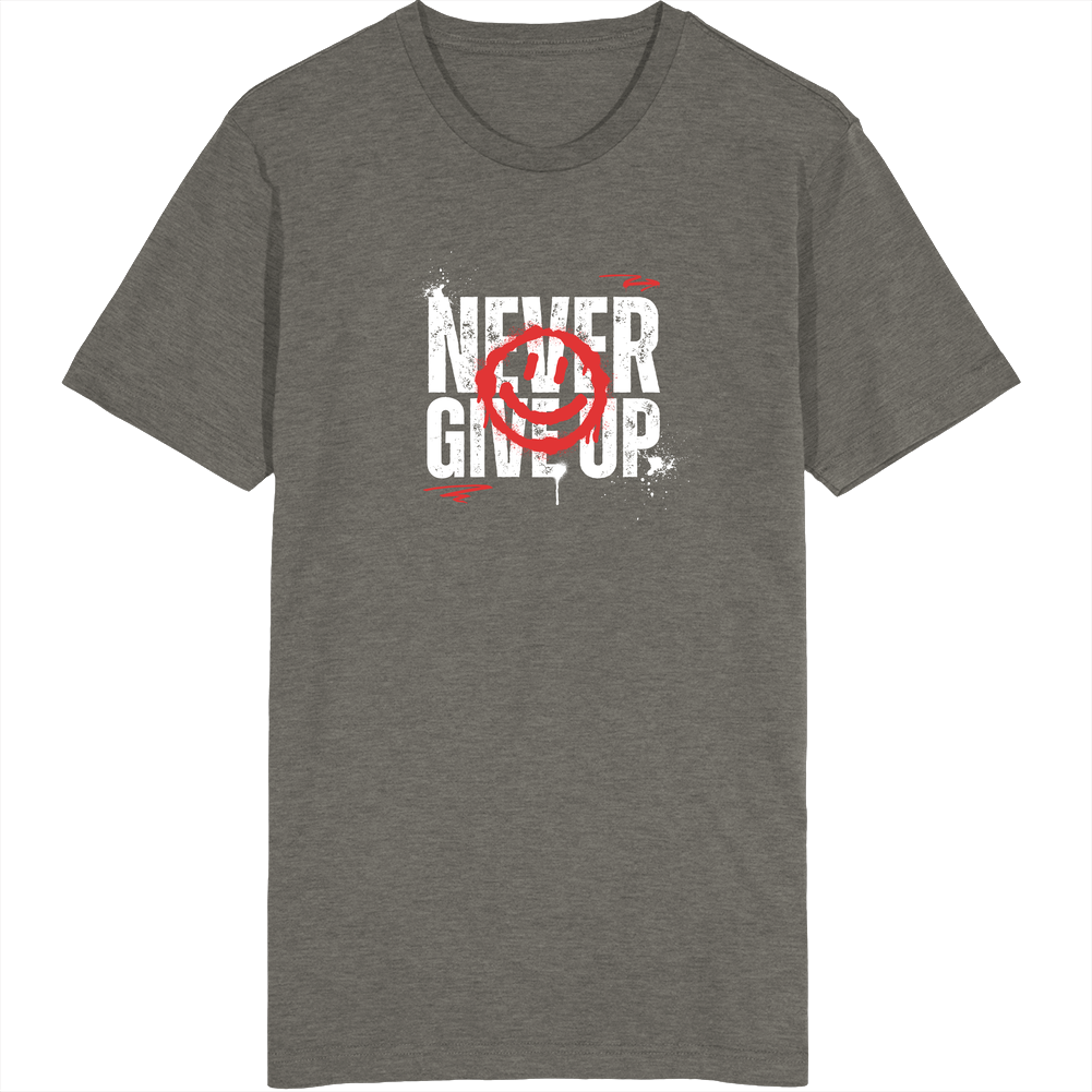 Stitch Mob - Never Give Up T Shirt