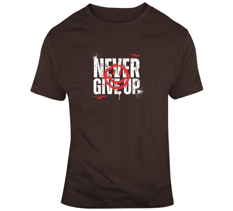 Stitch Mob - Never Give Up - Mens Premium T-Shirt