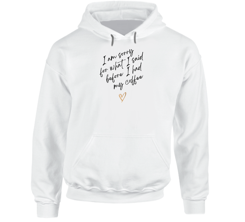 Stitch Mob - Sorry Need My Coffee - Ladies Premium Hoodie