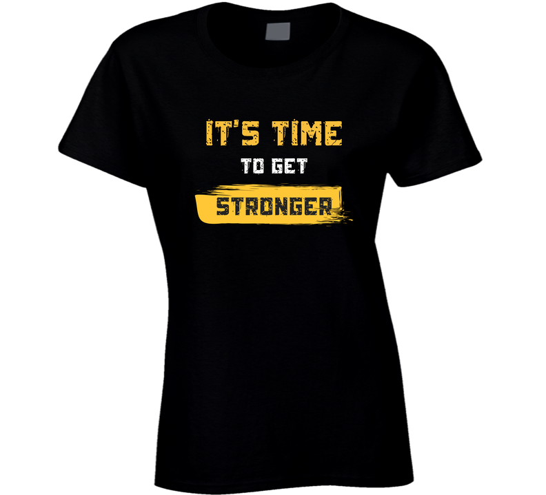 Stitch Mob - It's Time To Get Stronger - Ladies Premium T-Shirt