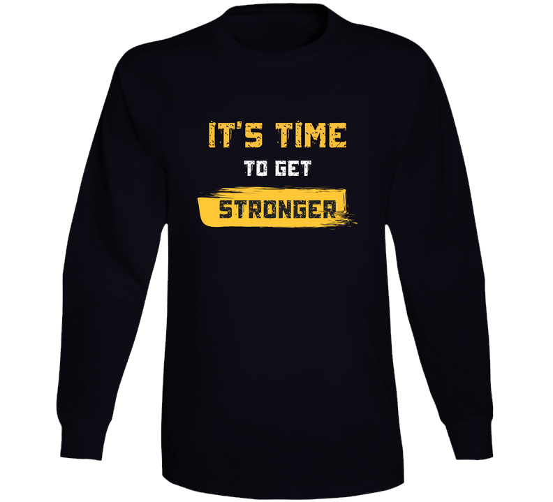 Stitch Mob - It's Time To Get Stronger - Mens Premium Long Sleeve T Shirt