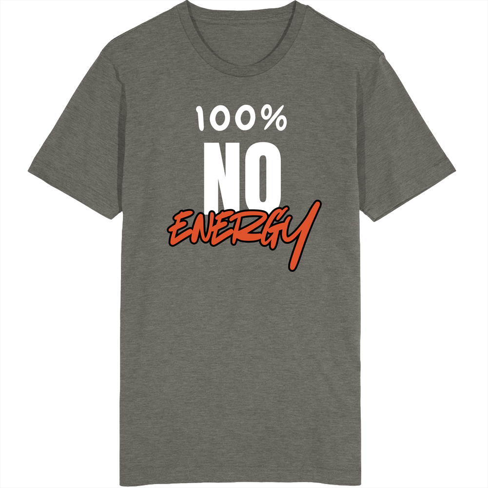 Stitch Mob - 100% No Energy - Unisex Classic T-Shirt
