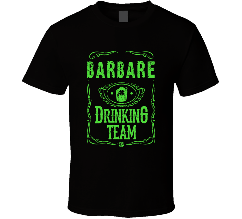 Barbare Irish Drinking Team Whiskey Beer Custom Last Name St Patricks Day T Shirt