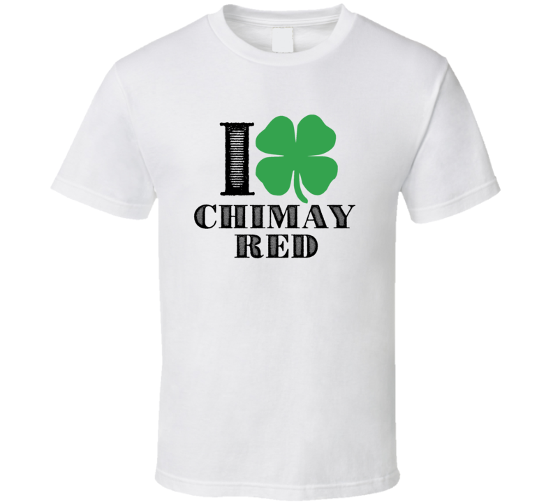 Heart Love Shamrock Chimay Red Beer Irish St Patricks Day Drunk Party Pub T Shirt