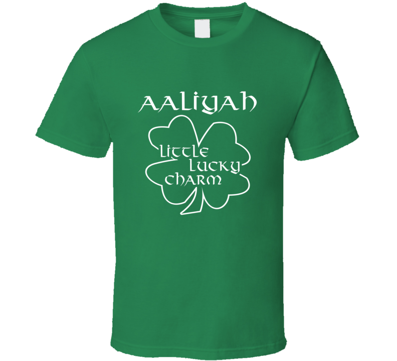 Aaliyah Little Lucky Charm Cute St Patricks Day T Shirt