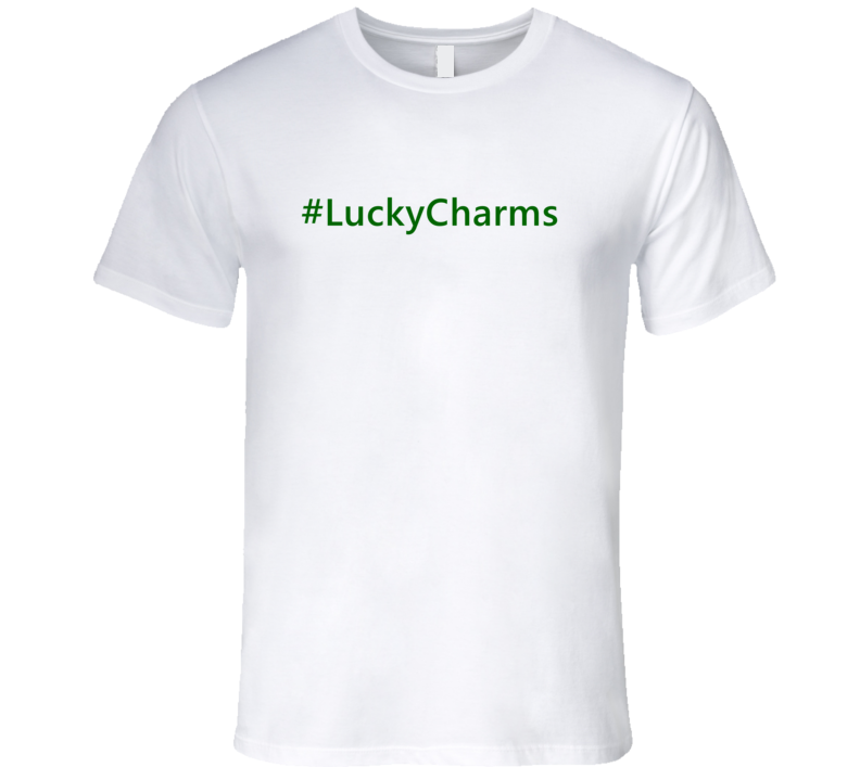 Hashtag Lucky Charms Trending St Patricks Day T Shirts