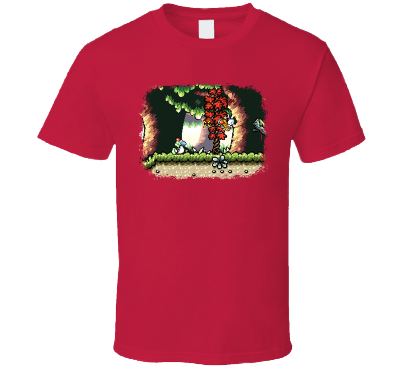 Super Mario World 2 Yoshi's Island Game Retro Throwback Geek T shirt Super Mario World 2 Yoshi's Island Game Retro Throwback Geek T shirt