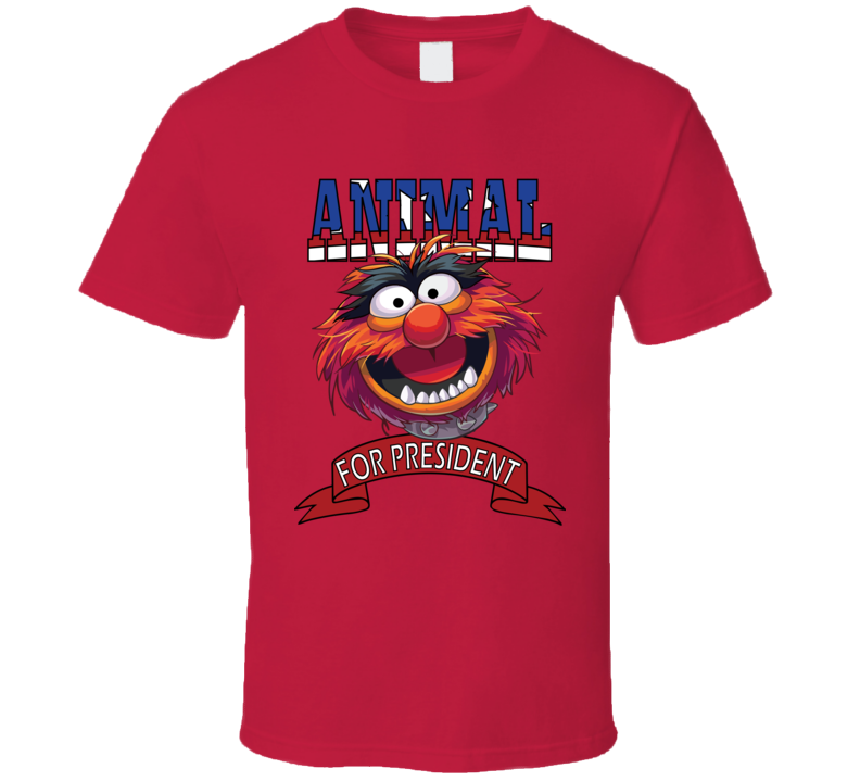 Animal The Muppets For President 2016 Elections Funny Parody T Shirt