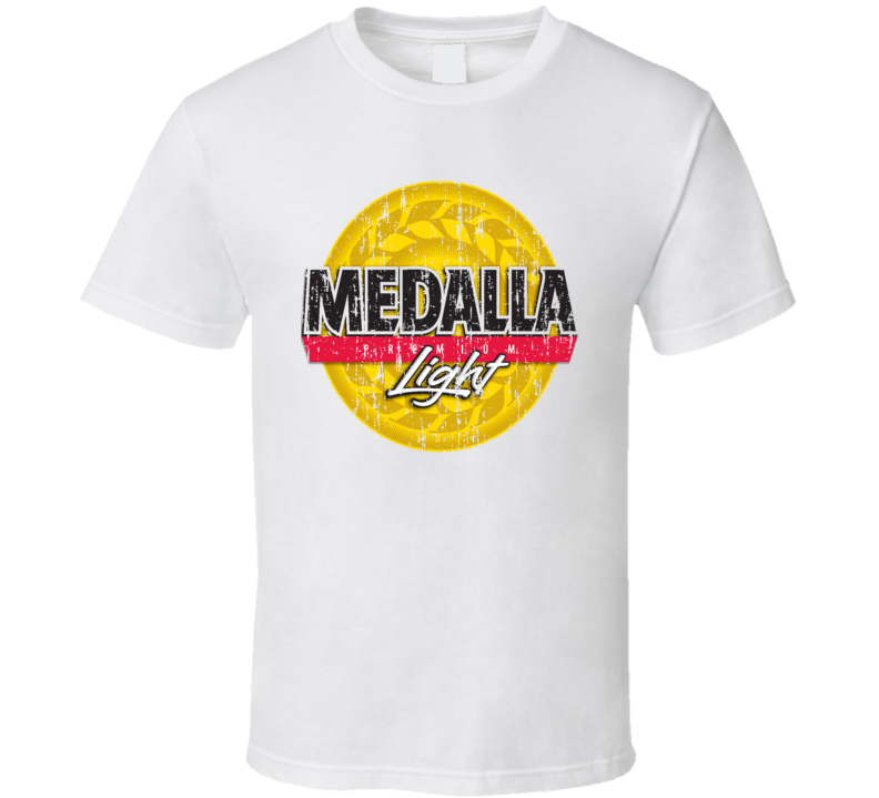 Medalla Light Puerto Rico Latin American Beer Drink Worn Look T Shirt Medalla Light Puerto Rico Latin American Beer Drink Worn Look T Shirt