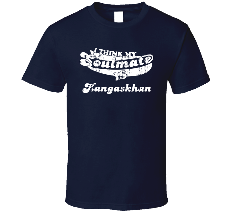 I Think My Soulmate Is Kangaskhan Best Pokemon Worn Look T Shirt