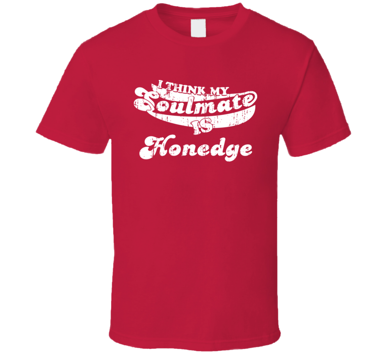 I Think My Soulmate Is Honedge Best Pokemon Worn Look T Shirt