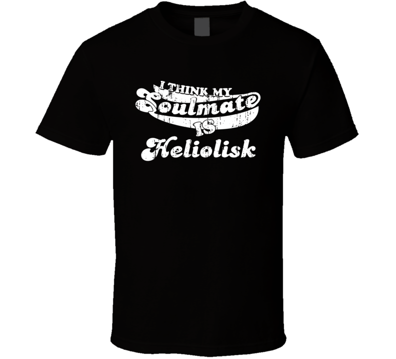 I Think My Soulmate Is Heliolisk Best Pokemon Worn Look T Shirt I Think My Soulmate Is Heliolisk Best Pokemon Worn Look T Shirt