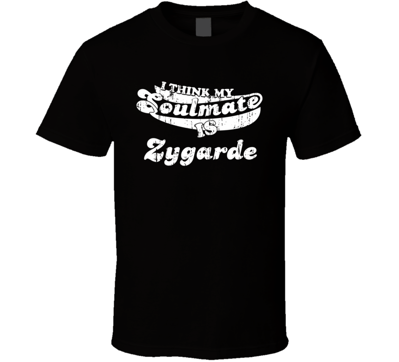 I Think My Soulmate Is Zygarde Best Pokemon Worn Look T Shirt