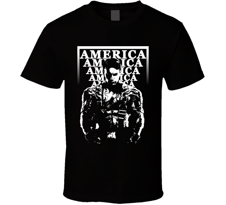 Captain America Popular Movie Characters Cool Retro T Shirt Captain America Popular Movie Characters Cool Retro T Shirt