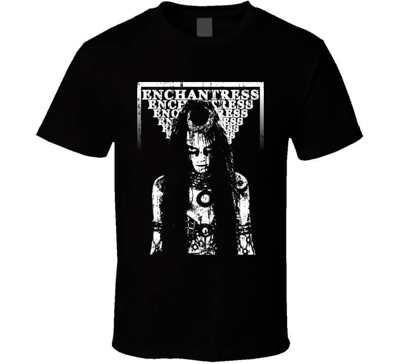 Enchantress Popular Movie Suicide Squad Characters Cool Retro Faded Look T Shirt